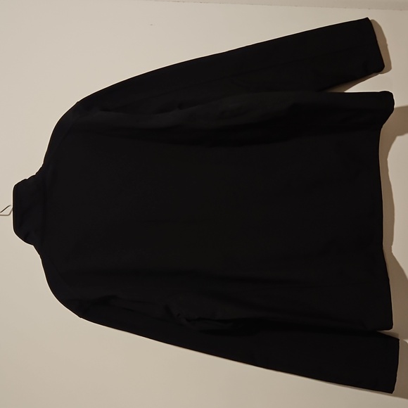 Port Authority fleece soft rain jacket Black Lg. zipper pockets Hiking Athletic - Picture 4 of 10